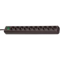 Разклонител 10 гнезда 3м. H05VV-F 3х1,5 с ключ 